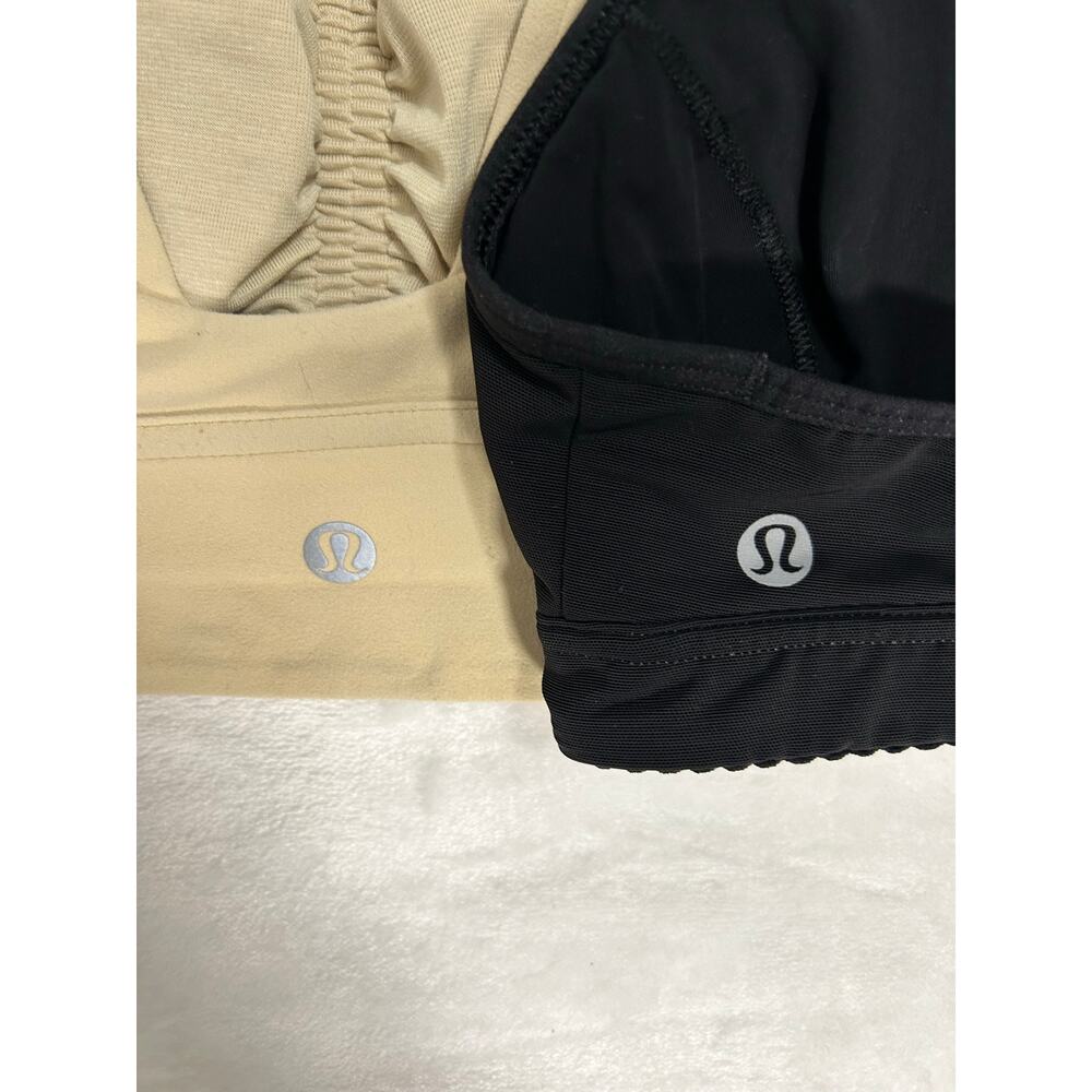 Lululemon Day Bras Nude and Black Women's XS
